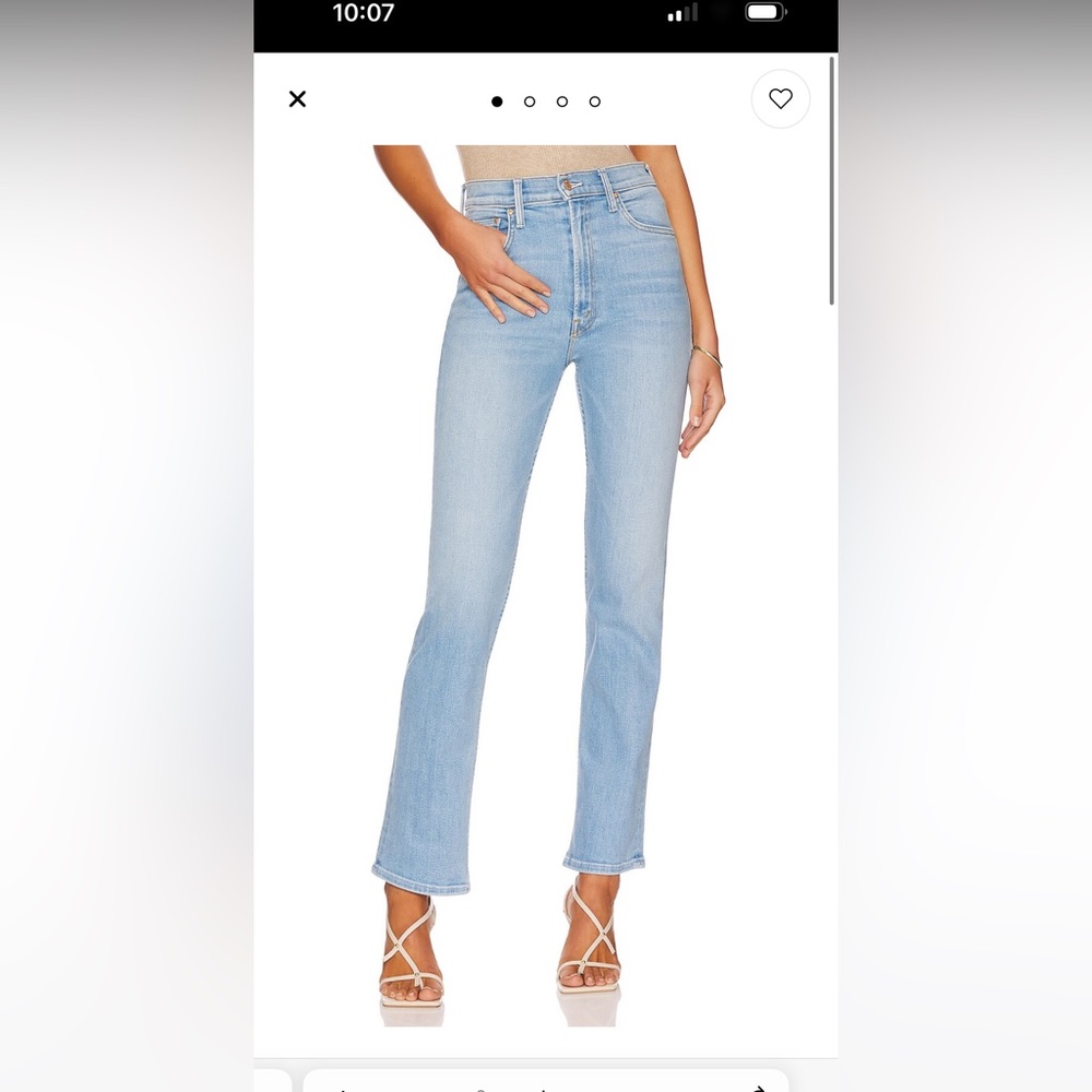 MOTHER High Waisted Rider Skimp - High-Life
Blue / 27